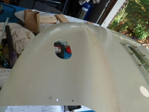two holes in bottom cowl