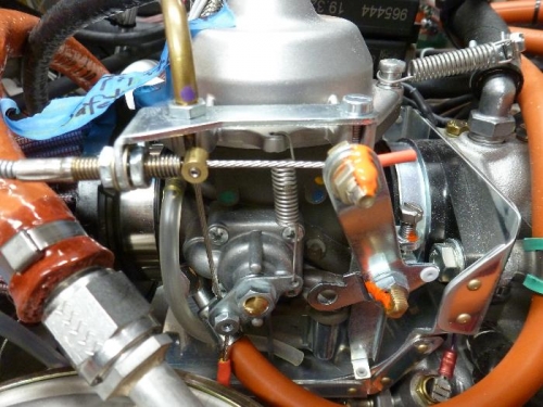 throttle cable attached