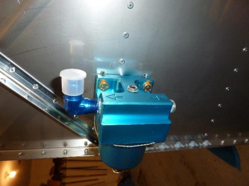 gascolator mounted