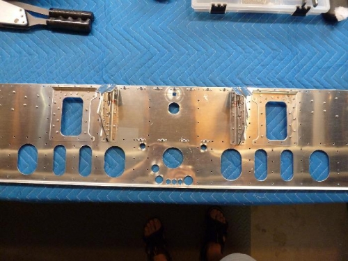 control column mounts on bulkhead
