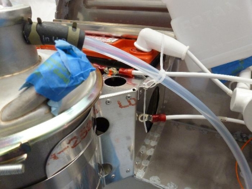 oil tank vent tube