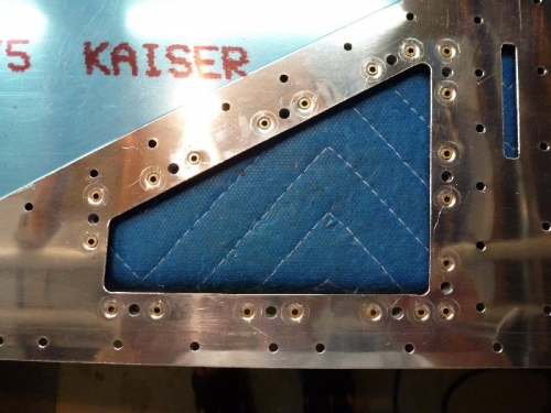 right skin nut plates installed