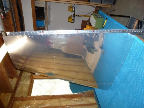 Finished vertical stab