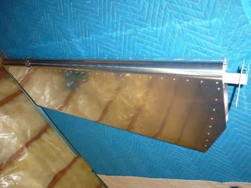 Finished rudder