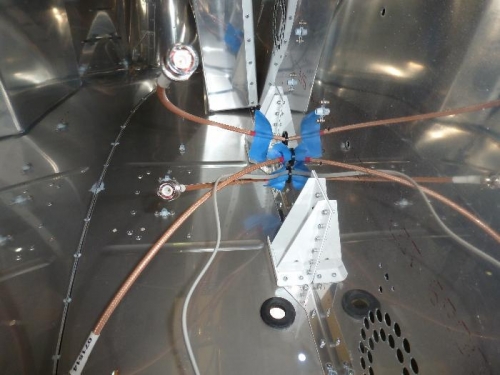 cables thru panel bottom