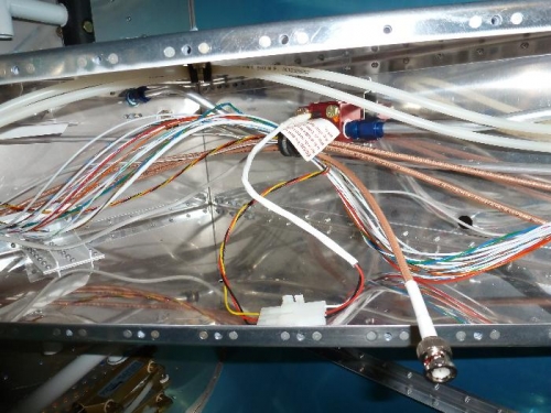 wires through sender clamp
