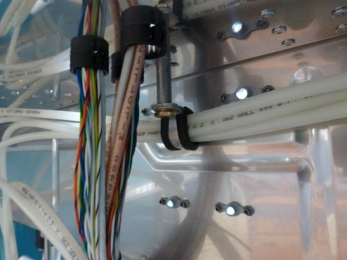 brake lines clamp behind wires