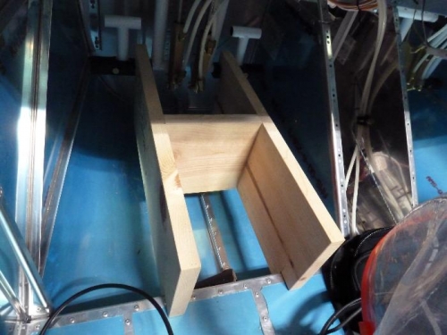 rudder pedal rigging jig