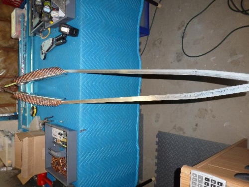 longerons drilled and clecoed