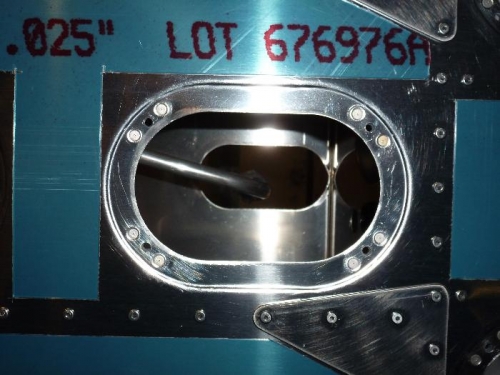 bottom view to tank