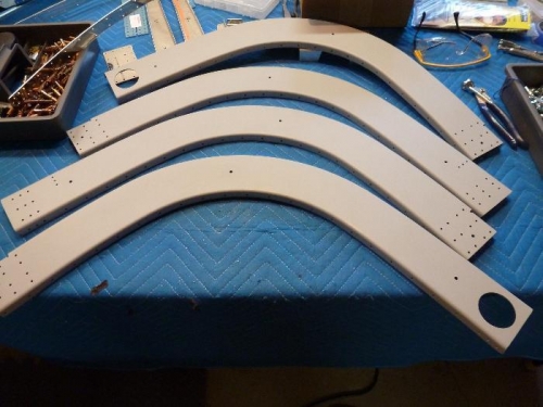 rollover arch parts primed