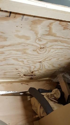 internal crate damage
