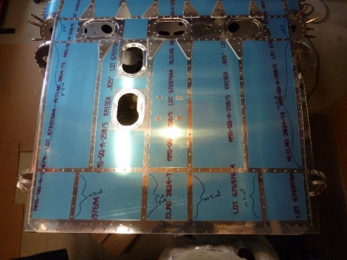 rear area bottom skin