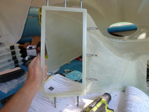 interface clecoed cooling duct
