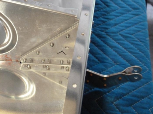 left wing flaperon hinge