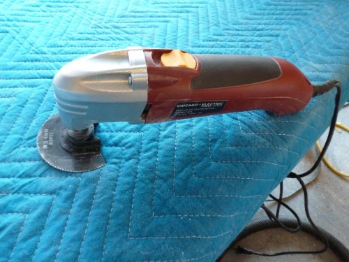 multi-tool for trimming fiberglass