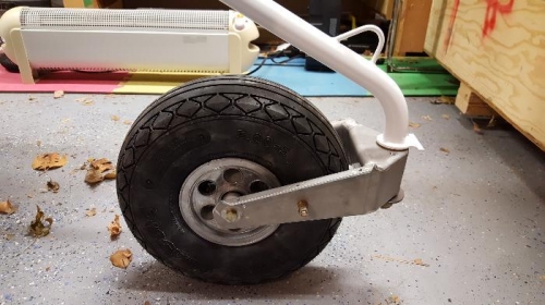 nose wheel attached