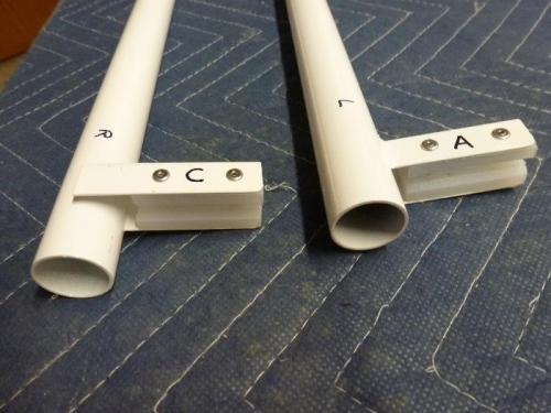 Flaperon torque tube spacers