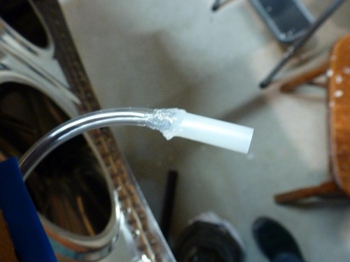 RTV 1/8 tube to 1/4 tube