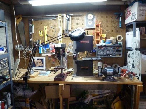 Basement workbench