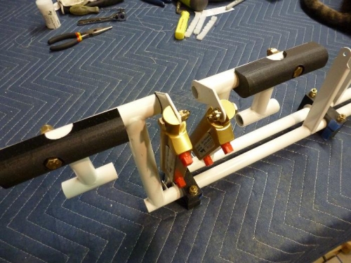 right side rudder pedals