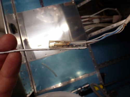 poly tube and hanger wire