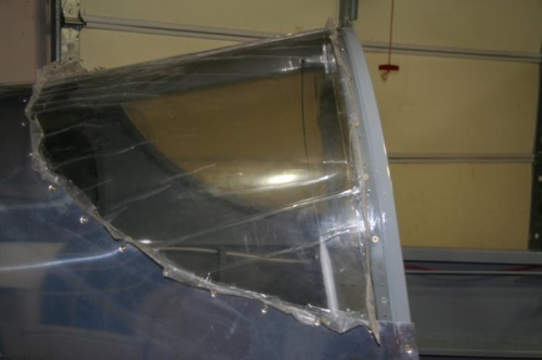 Rear Canopy Plexiglass