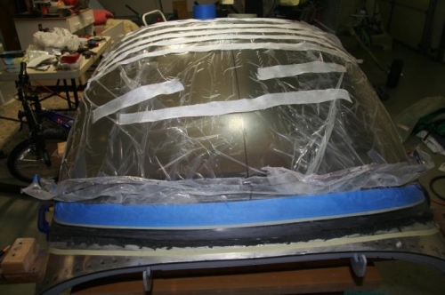 Canopy marked for fairing
