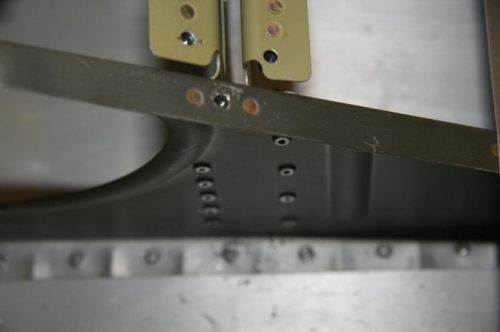 side shot showing pulled rivets