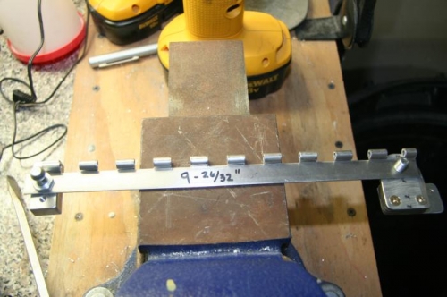 Alignment jig for bracket spacing
