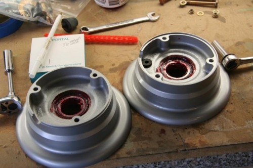 split main wheels with repacked bearings