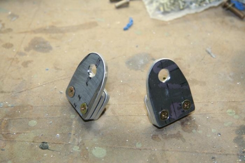 Strut Mounts drilled and countersunk