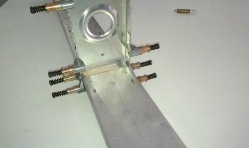 Use .032  shims to simulate skin.