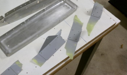 Primed Hinge Brackets to match