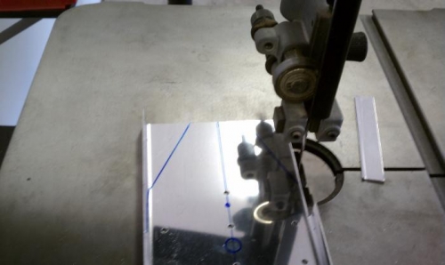 Lay out and trim to drawing