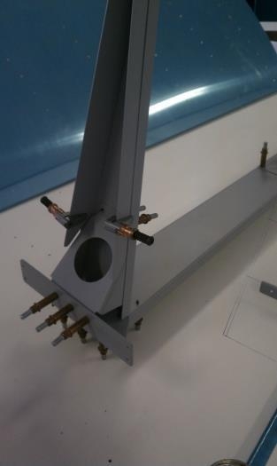 The Structure Drilled and primed