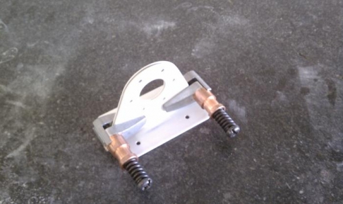 Clamp on flat surface