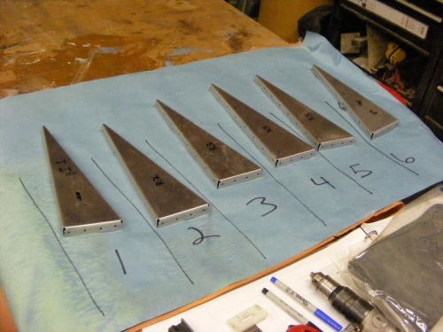 Disassembled for alodine