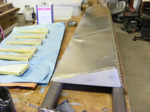Right Flap riveting finished