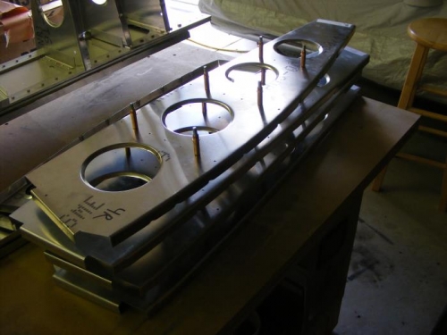 Rear Ribs, 1-4 with L's cleco'd