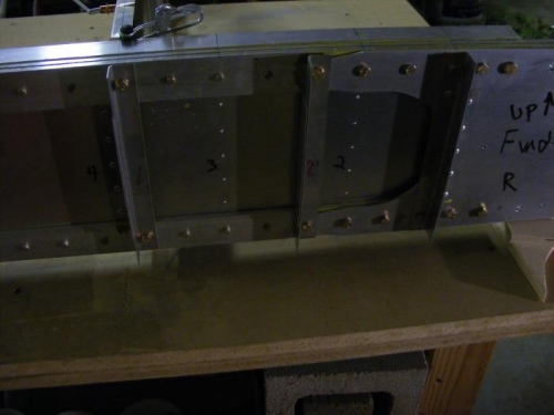 Doublers covering rib holes