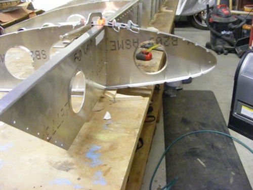 first nose rib attached