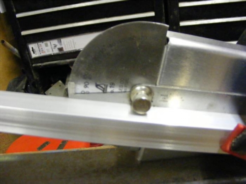 Verify angle on balance arm