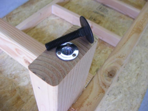 Adjustable steel foot