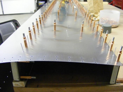 rivet in every other hole