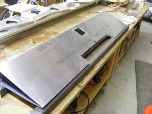 Dis assemble left aileron