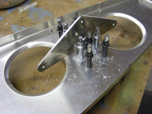 updrill the belcrank mounts