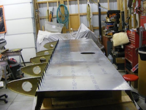 Stiffeners riveted