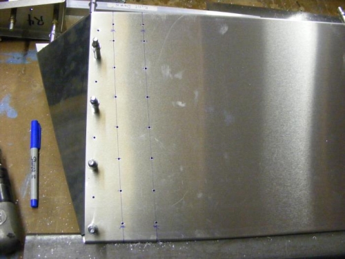 Lay out balance Arm ribs