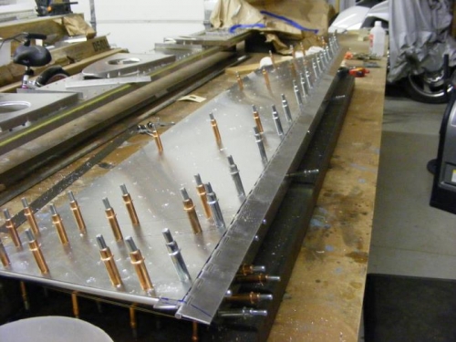 All drilled #30 except hinge